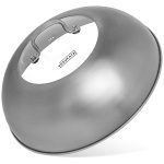 Small Yosukata 13,6-inch Stainless Steel Wok Lid with Tempered Glass Insert
