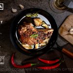 Small Yosukata 10 1/4-inch Pre-Seasoned Black Carbon Steel Skillet