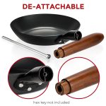 Small Yosukata 7,9-inch Pre-Seasoned Black Carbon Steel Skillet