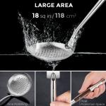Small Yosukata Utensils Wok Set (17-inch Spatula & Ladle & Skimmer Stainless Steel)